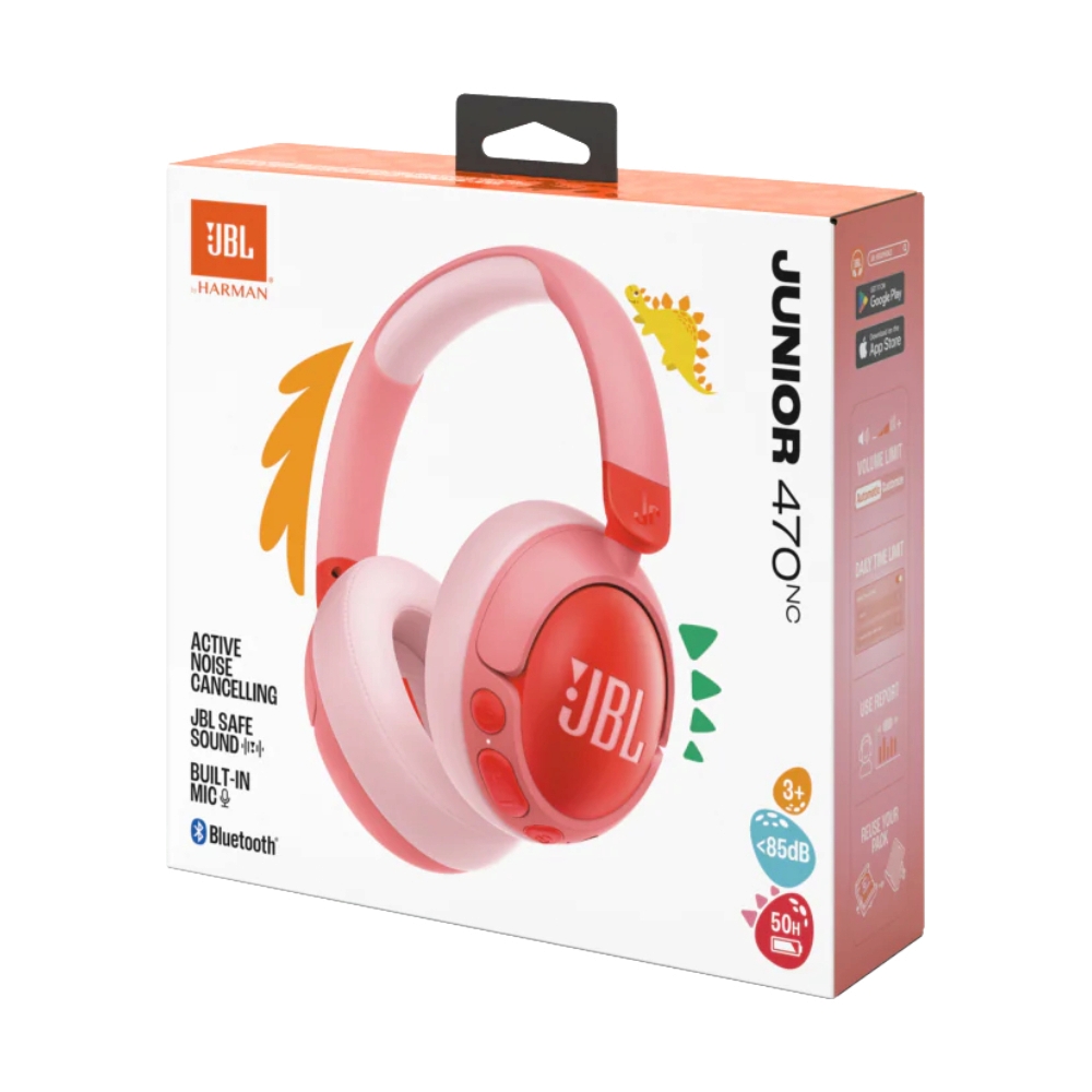 Wireless Headset JBL (JUNIOR 470NC) Pink