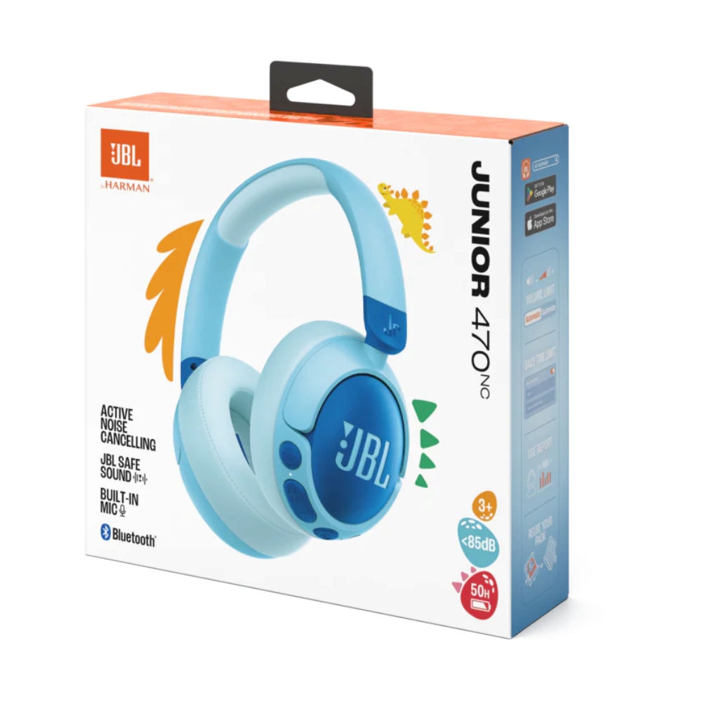 Wireless Headset JBL (JUNIOR 470NC) Blue
