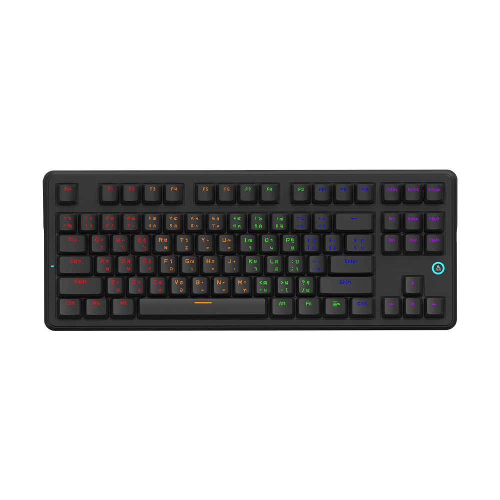 KEYBOARD AJAZZ AK870V2 BLACK (RED SWITCH คีย์บอร์ด)