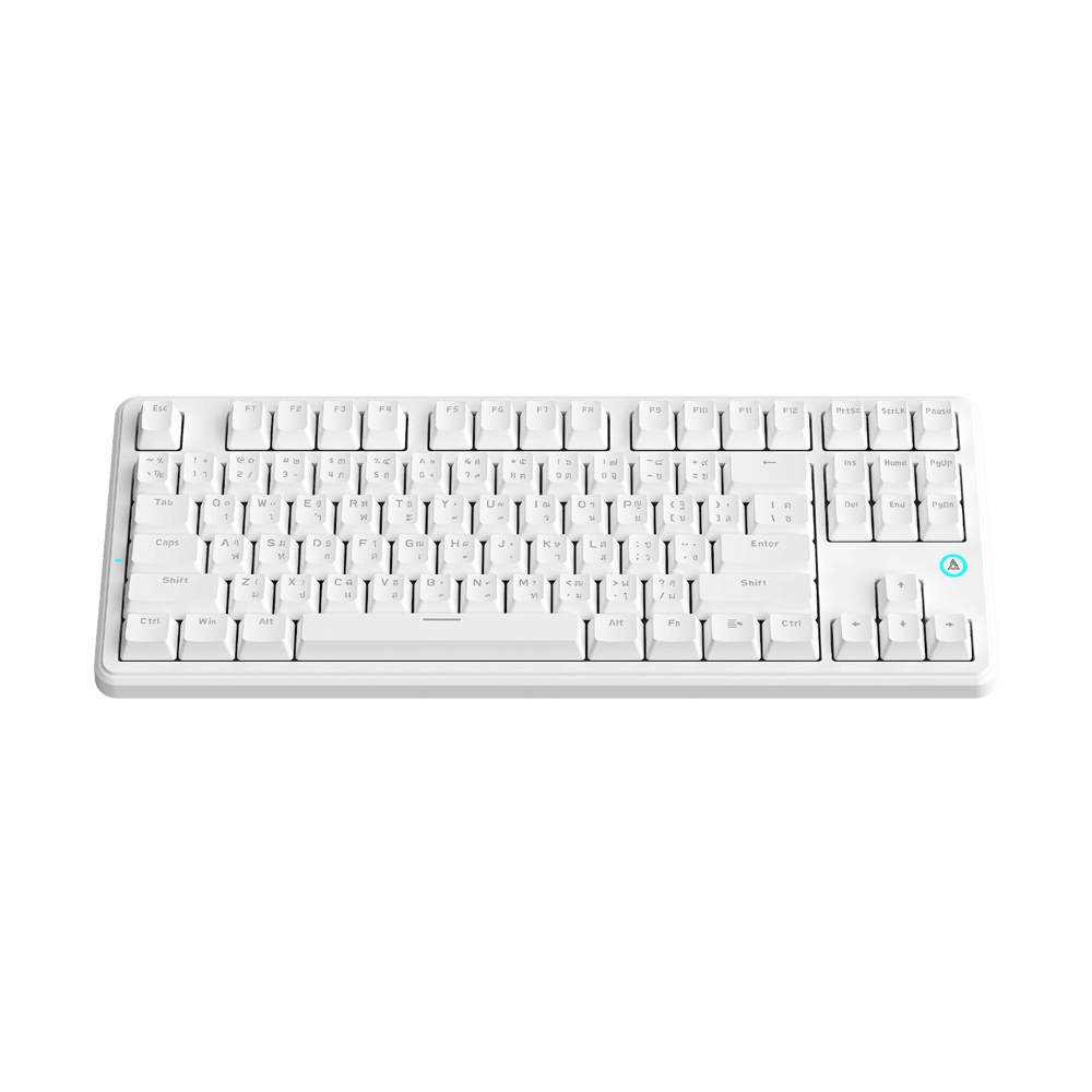 KEYBOARD AJAZZ AK870V2 WHITE (RED SWITCH คีย์บอร์ด)