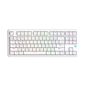 KEYBOARD AJAZZ AK870V2 WHITE (RED SWITCH คีย์บอร์ด)