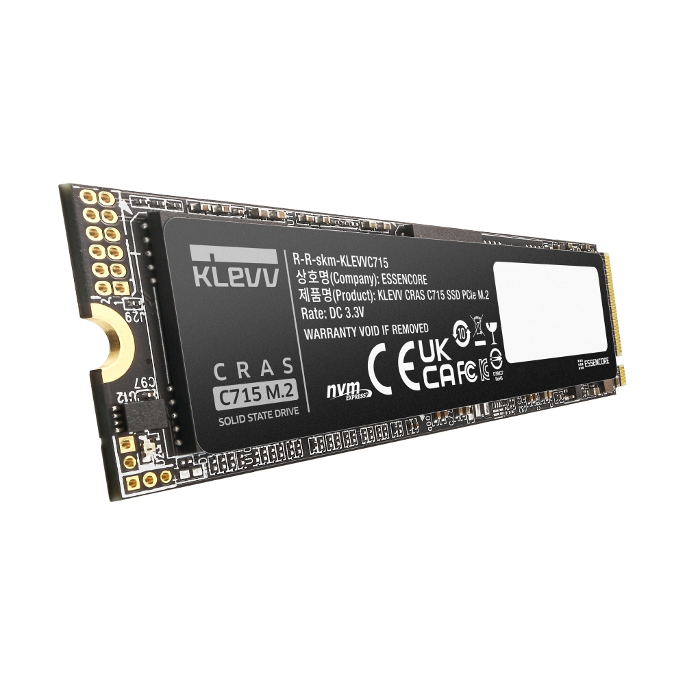 512 GB SSD M.2 PCIe 3.0 KLEVV CRAS C715 (K512GM2SP0-C7T) NVMe M.2 2280