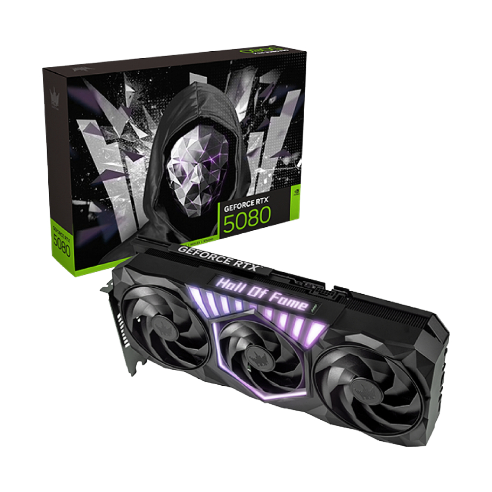 VGA GALAX GEFORCE RTX 5080 HOF GAMING BLACK - 16GB GDDR7
