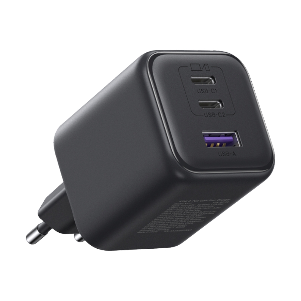 Adapter 3 Ports (Type-C) Charger UGREEN (45W,65574) Grey