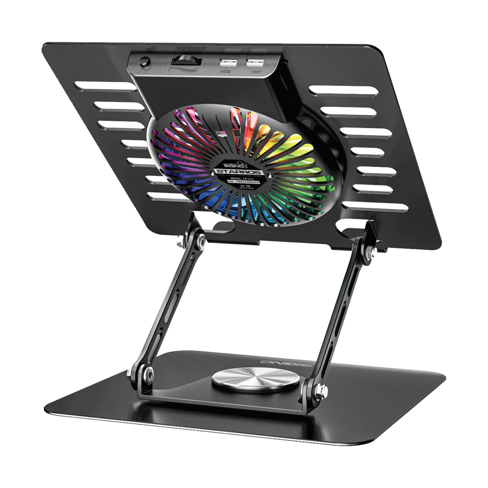 Laptop stand SIGNO (CP-513 STARROS) Black