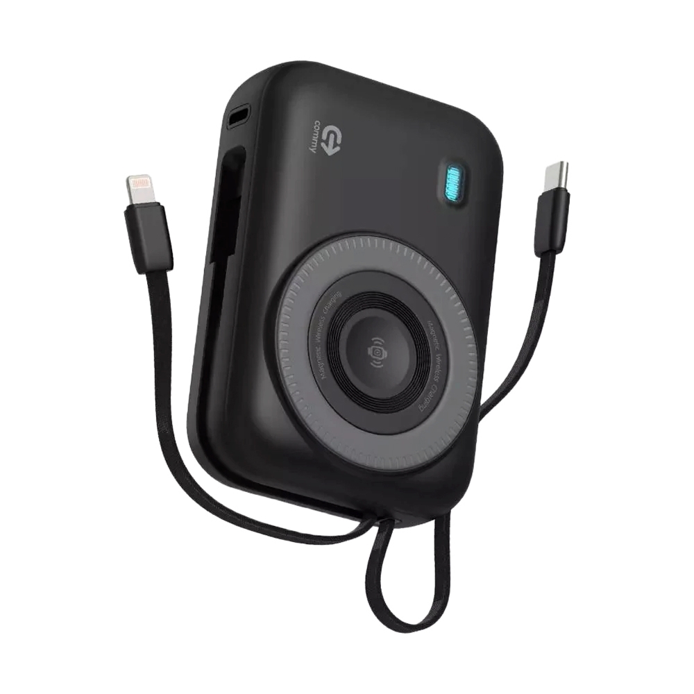 POWER BANK 10000 mAh COMMY (22.5W,PB-W001)Black