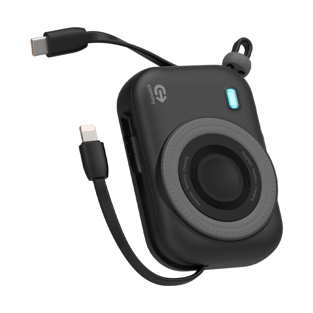 POWER BANK 10000 mAh COMMY (22.5W,PB-W001)Black
