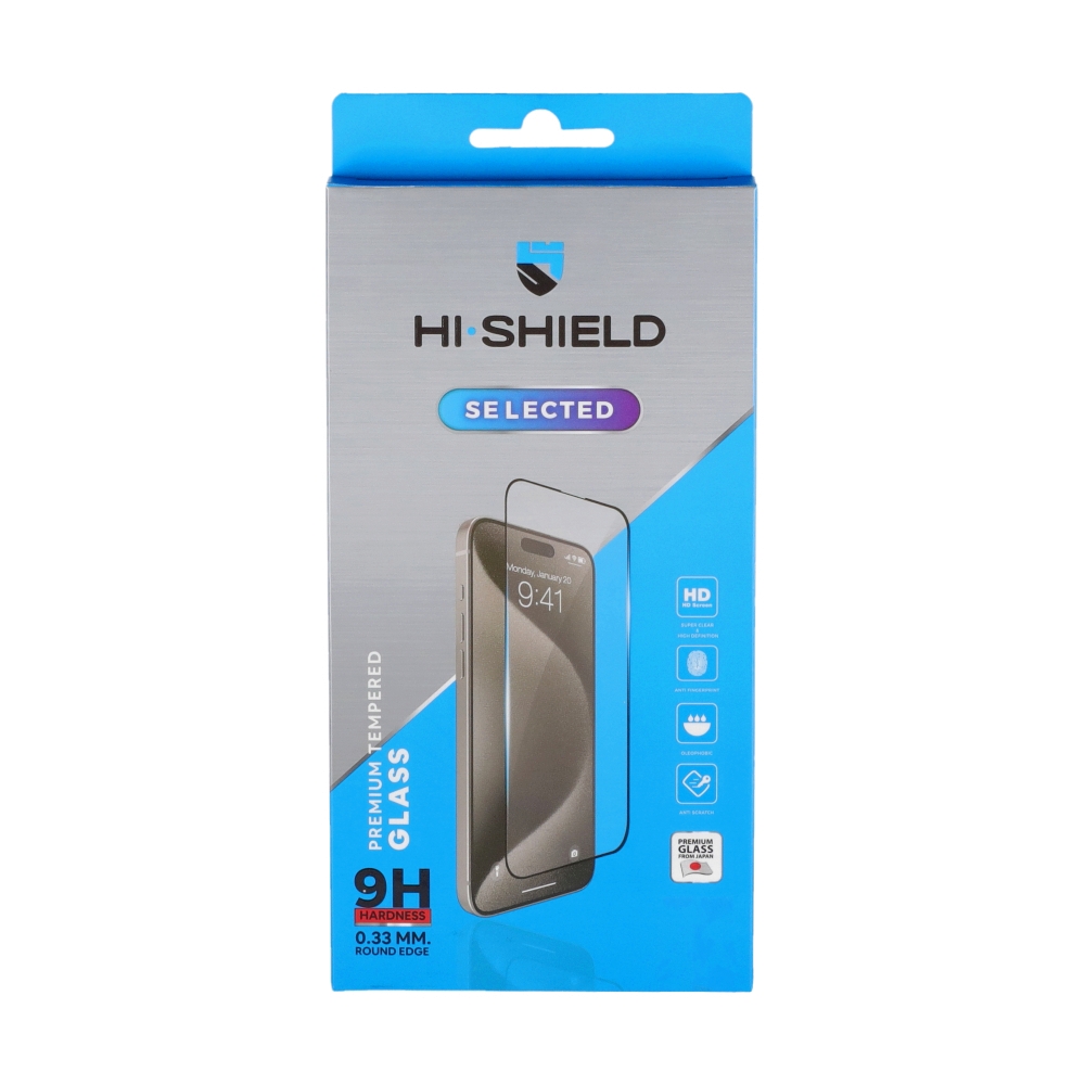 ฟิล์ม iPhone 16 Plus HI-SHIELD กระจกแบบเต็มจอกันมองเห็น