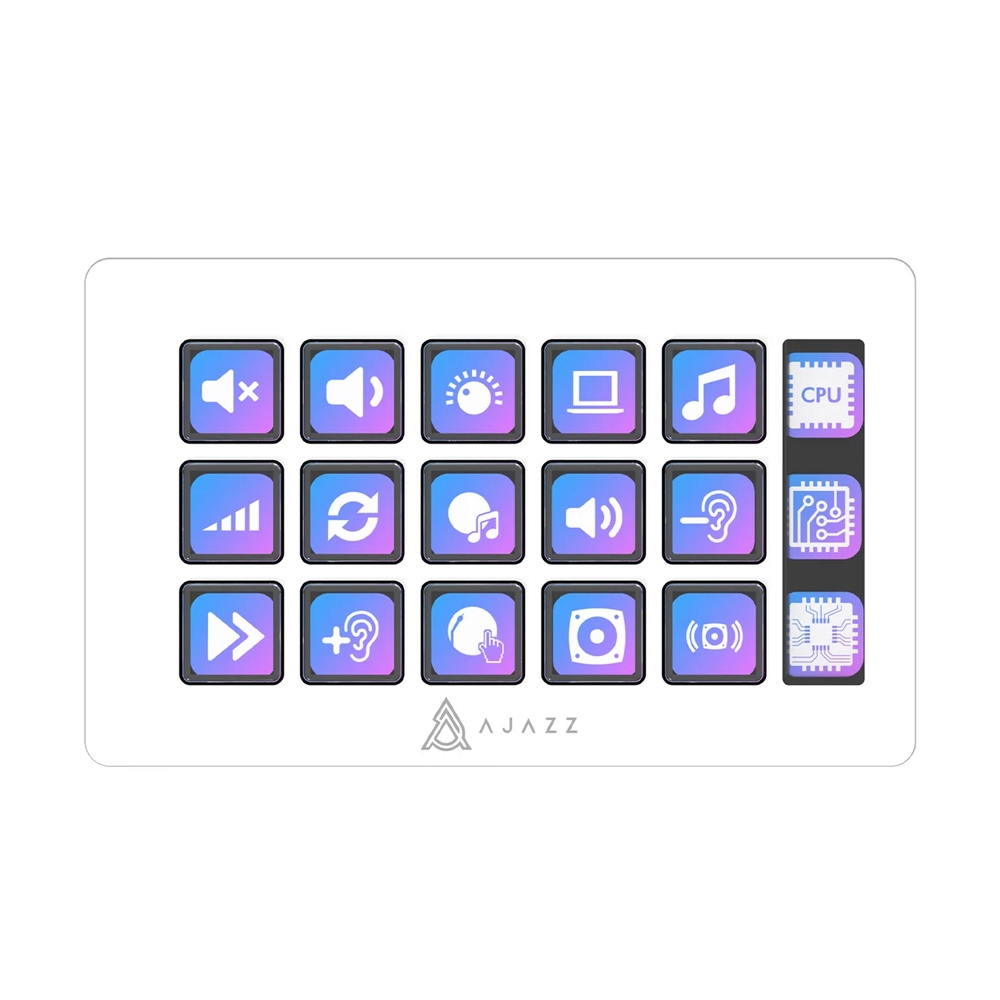 Keypad AJAZZ STREAM DECK (AKP153) White