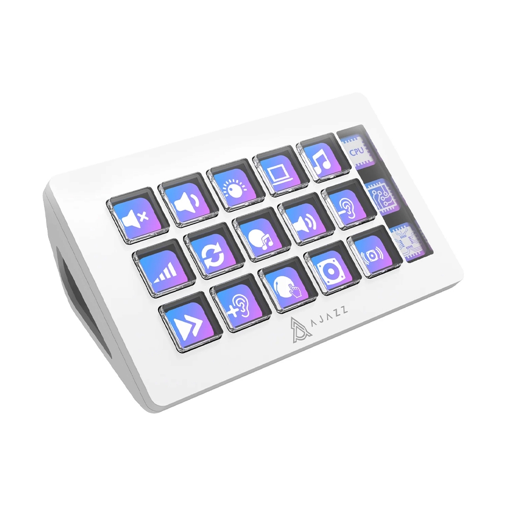 Keypad AJAZZ STREAM DECK (AKP153) White