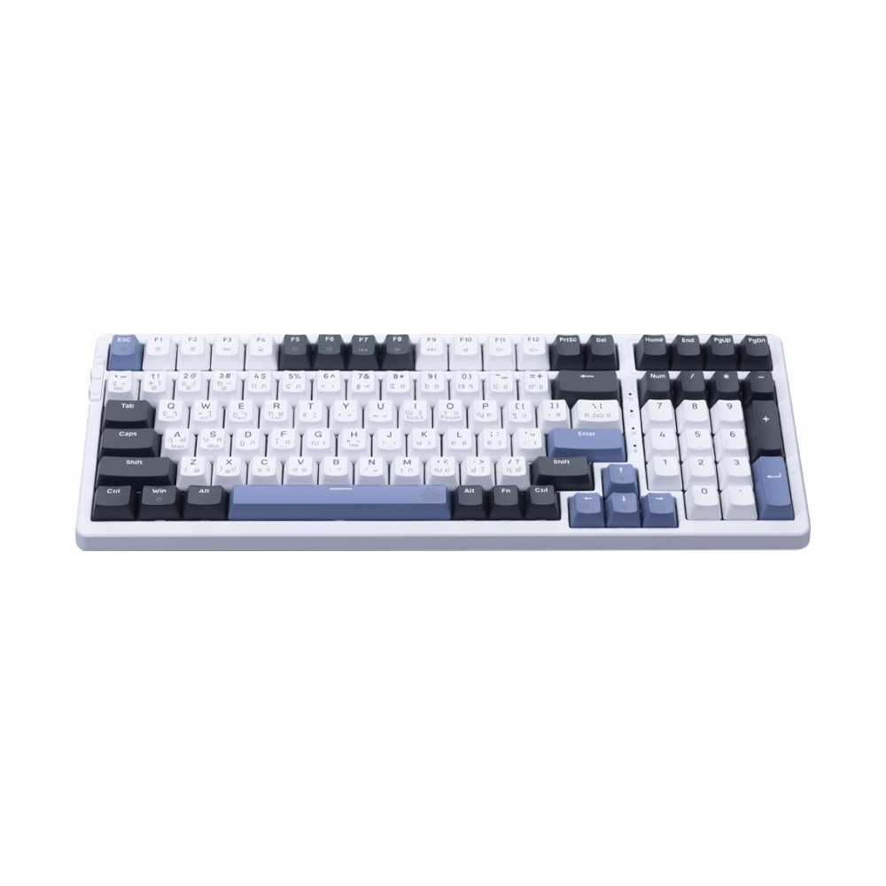 KEYBOARD WIRELESS BLUETOOTH EGA CMK9 WHITE/BLUE (BLUE SWITCH คีย์บอร์ด)