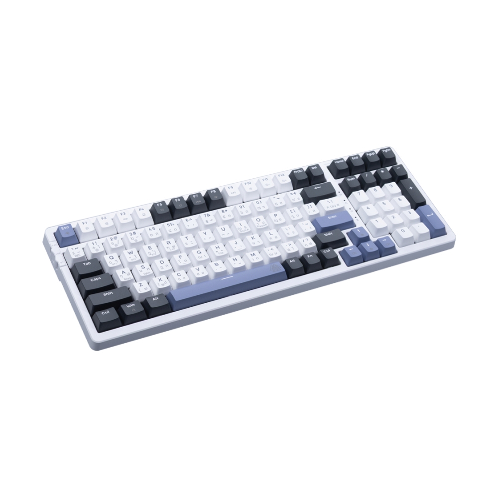 KEYBOARD WIRELESS BLUETOOTH EGA CMK9 WHITE/BLUE (RED SWITCH คีย์บอร์ด)