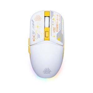 MOUSE WIRELESS BLUETOOTH EGA M16 WHITE (เมาส์ไร้สาย)