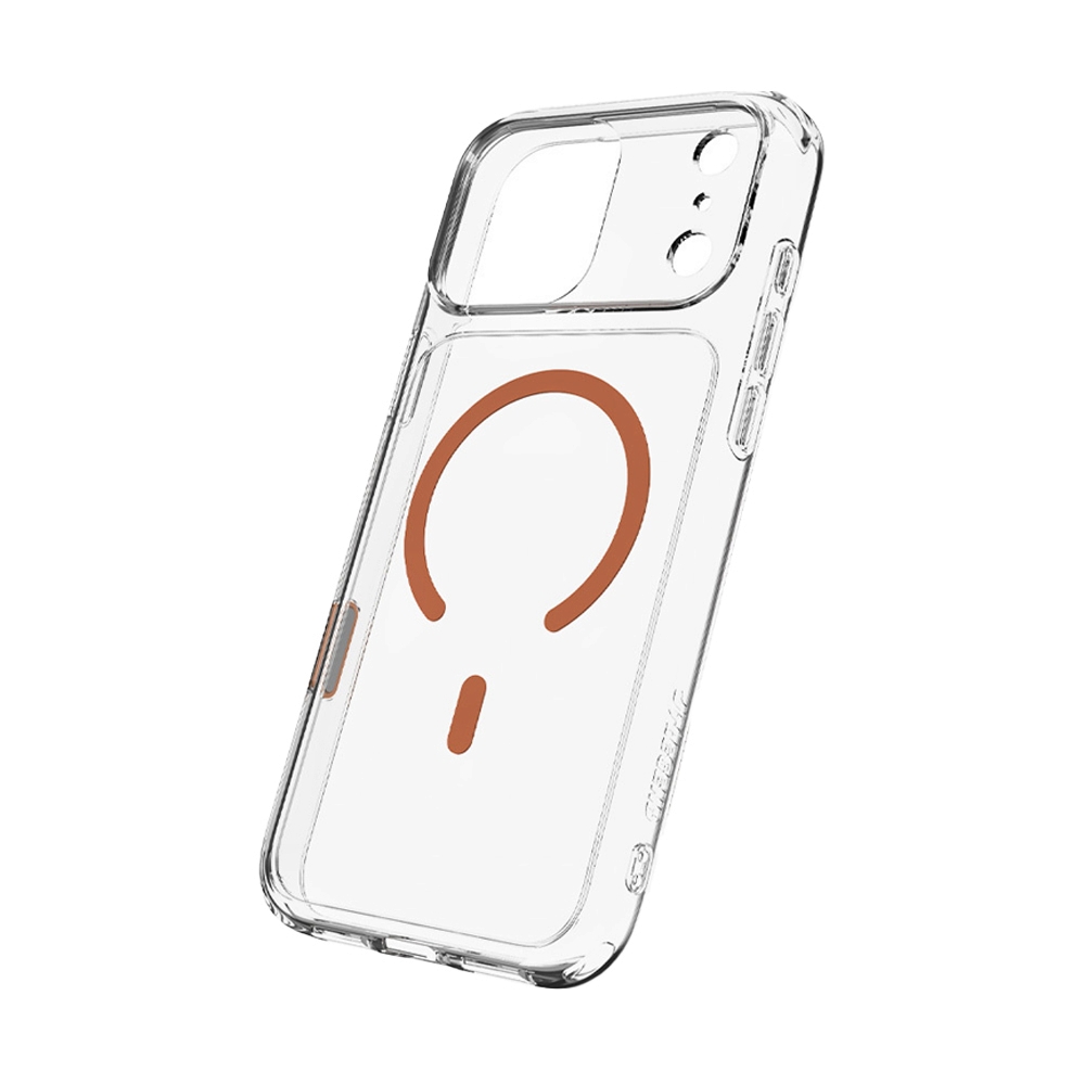Case iPhone 17 Pro JTLEGEND Mag- Clear Orange Mag