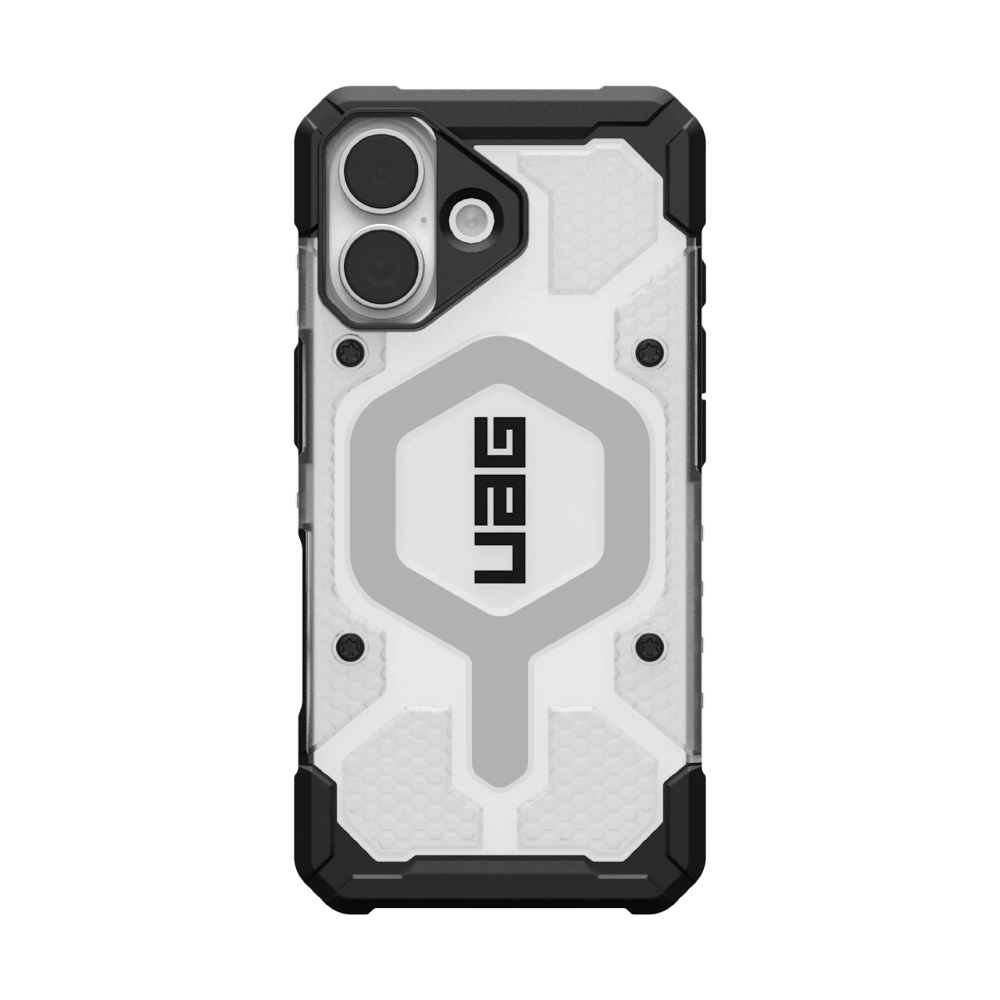 Case iPhone 17 UAG Pathfinder Clear Magsafe - Ice/Silver