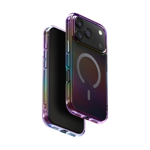 Case iPhone 17 Pro UNIQ Iridescia - Midnight Quartz