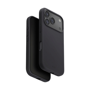 Case iPhone 17 Pro UNIQ Lino - Charcoal Grey