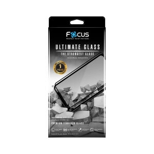 ฟิล์ม iPhone Air FOCUS กระจกแบบใสเต็มจอขอบดำ (Ultimate Tempered Glass)