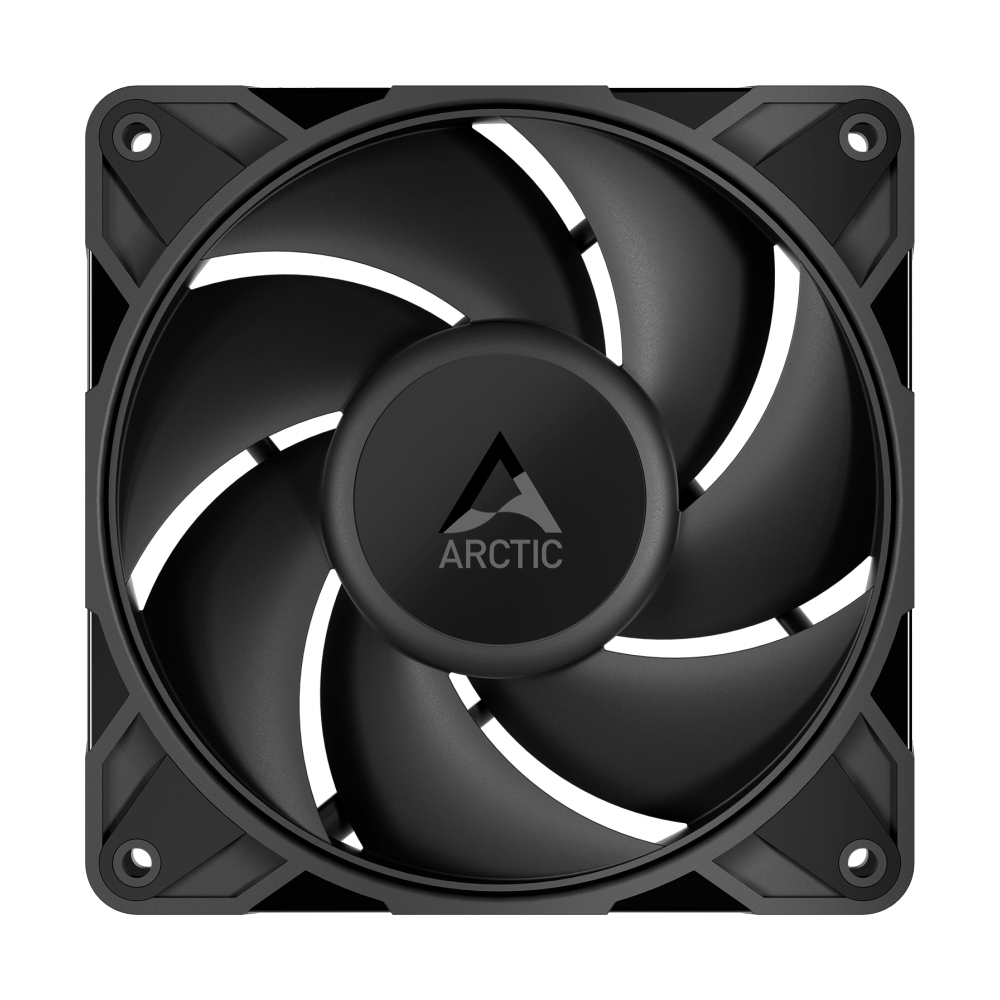 FAN CASE 12CM ARCTIC P12 PRO PST BLACK (PACK 5)