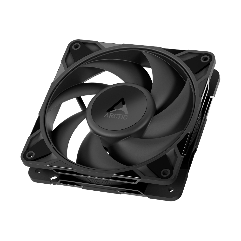 FAN CASE 12CM ARCTIC P12 PRO PST BLACK (PACK 5)