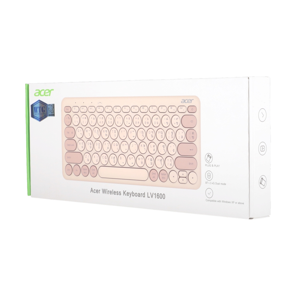 KEYBOARD WIRELESS ACER LV1600 BEIGE BROWN (BLUETOOTH)