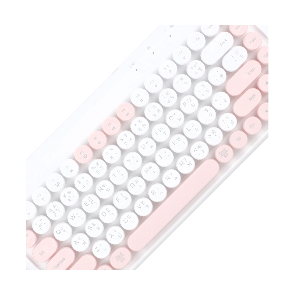 KEYBOARD WIRELESS ACER LW1800 PINK WHITE (BLUETOOTH)