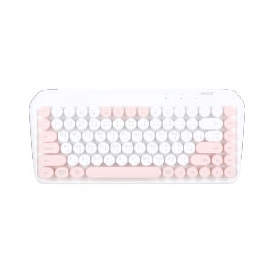 KEYBOARD WIRELESS ACER LW1800 PINK WHITE (BLUETOOTH)
