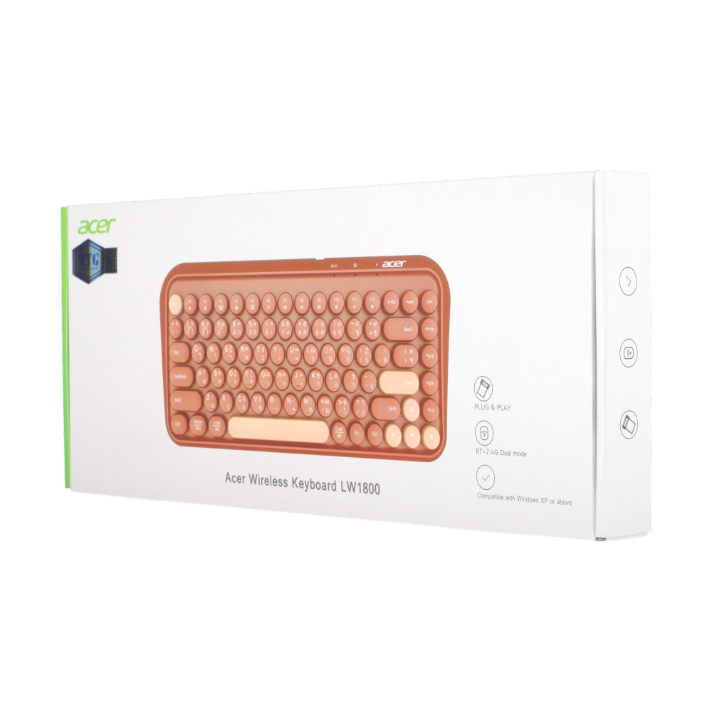 KEYBOARD WIRELESS ACER LW1800 BROWN (BLUETOOTH)