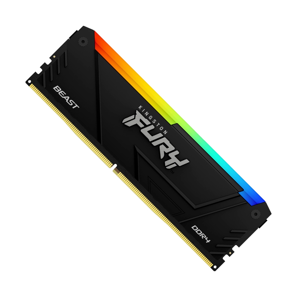 RAM DDR4(3200) 8GB KINGSTON FURY BEAST RGB (KF432C16BB2A/8WP)