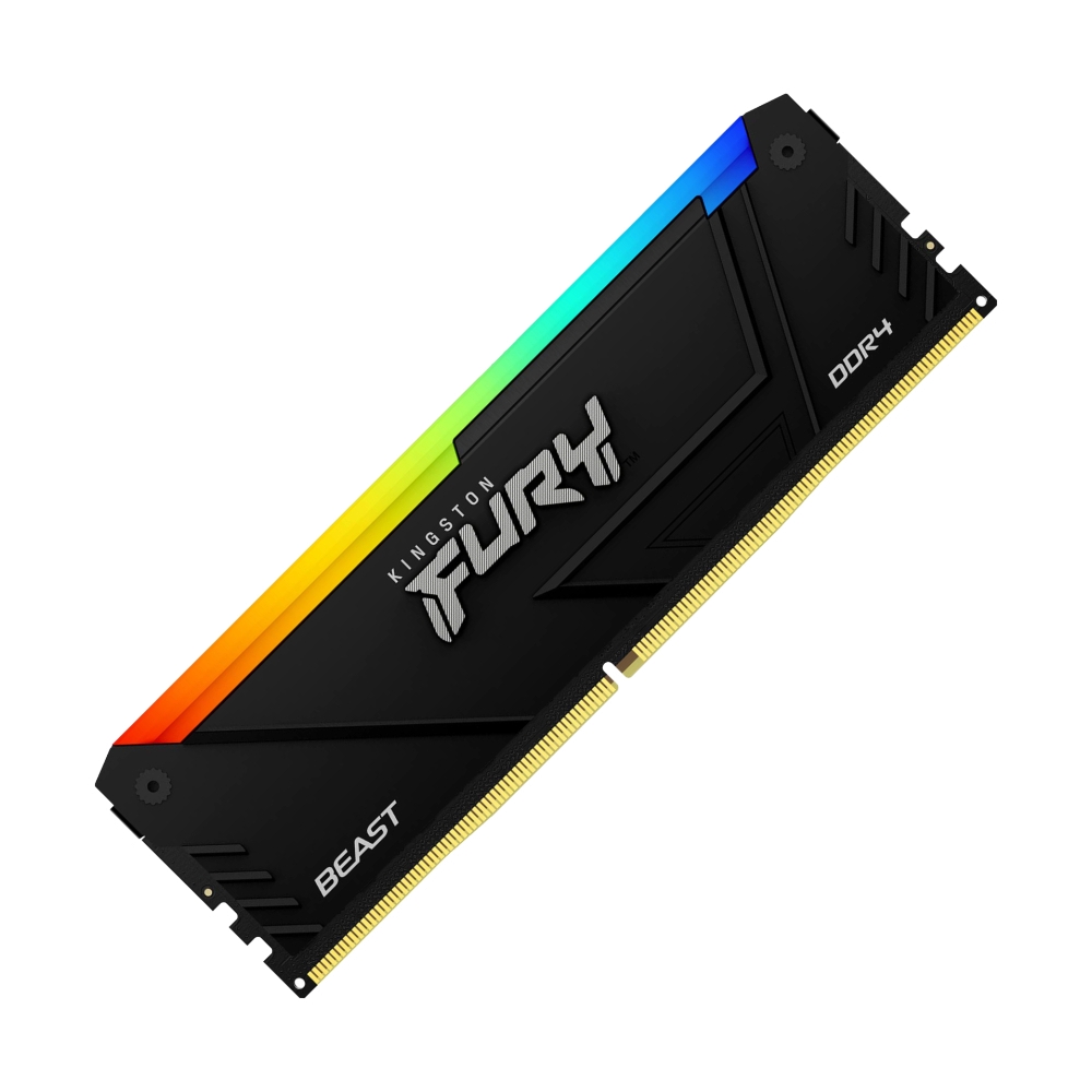 RAM DDR4(3200) 16GB (8GBX2) KINGSTON FURY BEAST RGB (KF432C16BB2AK2 16WP)