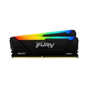 RAM DDR4(3200) 16GB (8GBX2) KINGSTON FURY BEAST RGB (KF432C16BB2AK2 16WP)