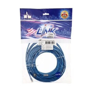 สายแลน CAT5E 15m. LINK (US-5025LZ-4) Blue