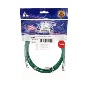 สายแลน CAT6 2m. LINK (US-5102LZ-3) Green