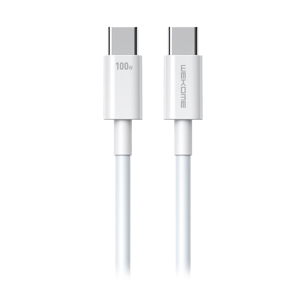 WEKOME สายชาร์จ Type-C To Type-C 100W 1M White (WDC-182)