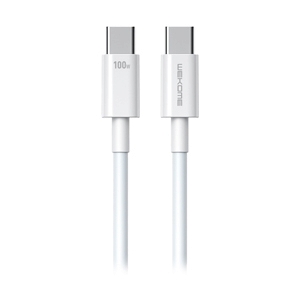 WEKOME สายชาร์จ Type-C To Type-C 100W 1M White (WDC-182)