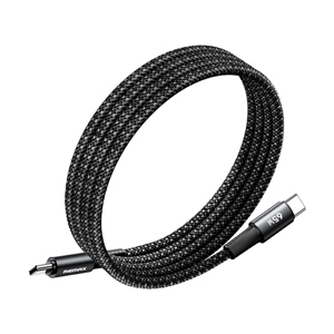 REMAX สายชาร์จ Type-C To Type-C 65W 1.2M Black (CB07)