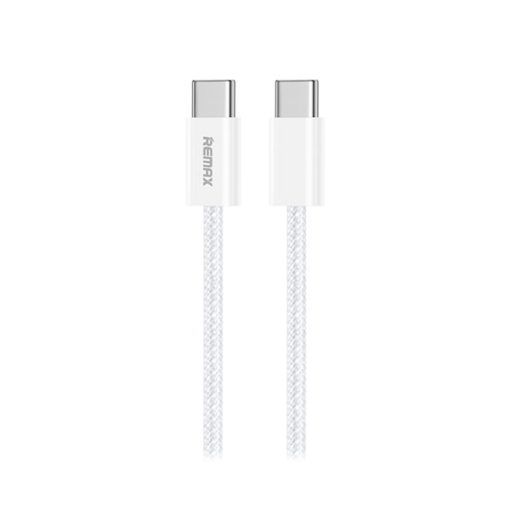 Adapter 2 Ports (Type-C) ) Charger REMAX +Cable Type-C (65W,U60) White