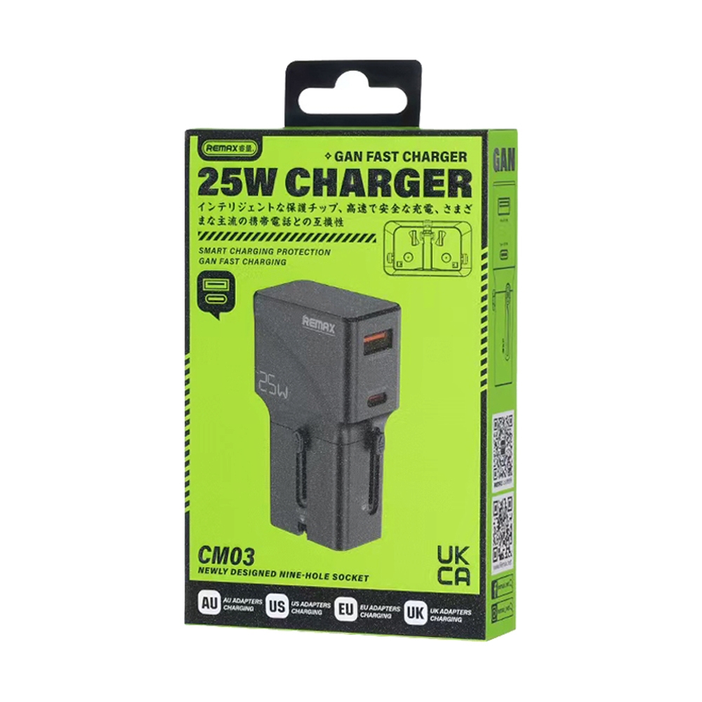 Adapter Universal Travel REMAX (CM03) Black
