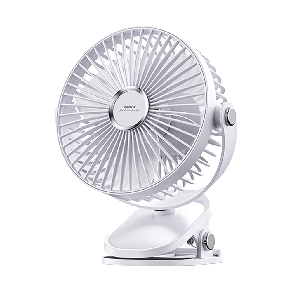 พัดลมตั้งโต๊ะ REMAX (Clamp RS-F41) White