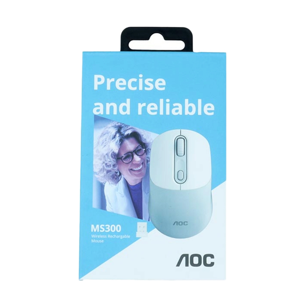 MOUSE WIRELESS AOC MS300 WHITE (BLUETOOTH)