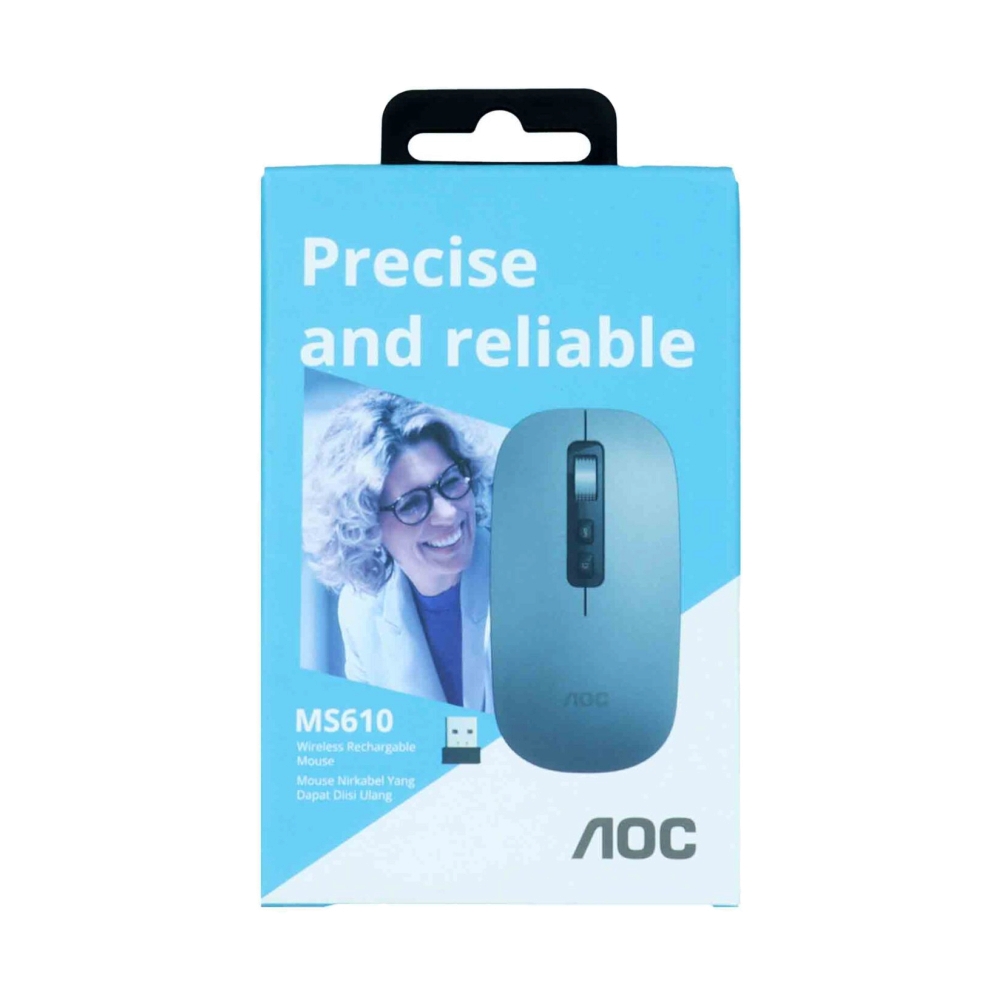 MOUSE WIRELESS AOC MS610 GRAY (BLUETOOTH)