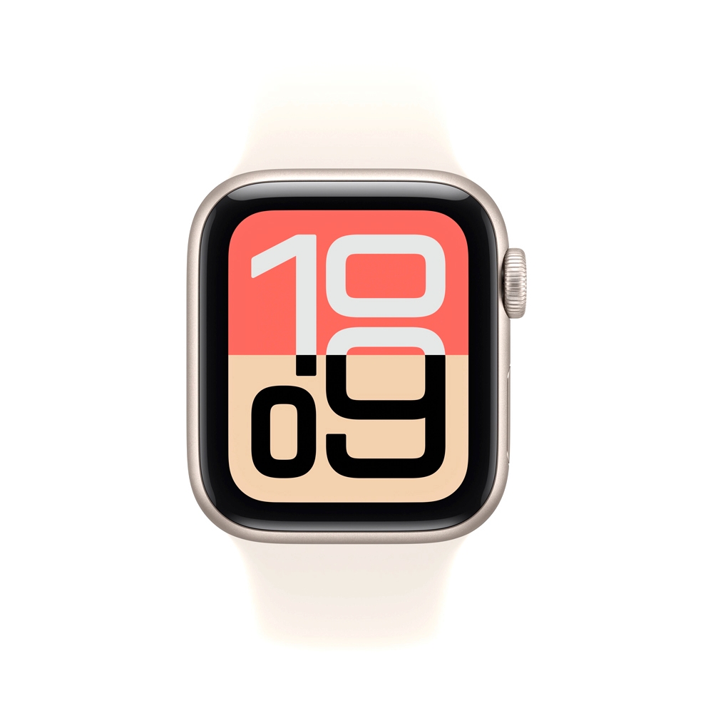 Apple Watch SE 3 GPS 40mm Starlight Aluminium with Starlight Sport Band - S/M (MEH34SA/A)