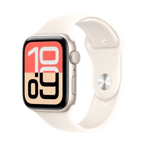 Apple Watch SE 3 GPS + Cellular 44mm Starlight Aluminium with Starlight Sport Band - S/M (MEPE4SA/A)