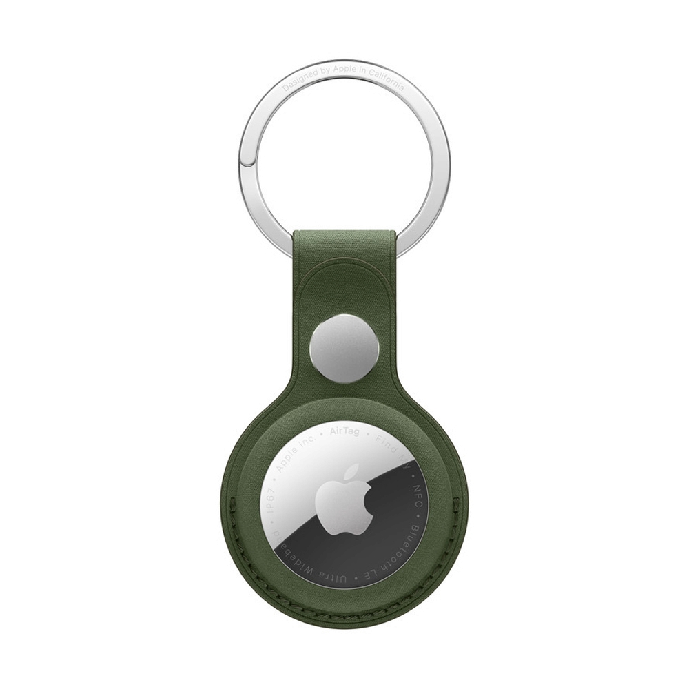AirTag FineWoven Key Ring - Moss (MGFX4FE/A)
