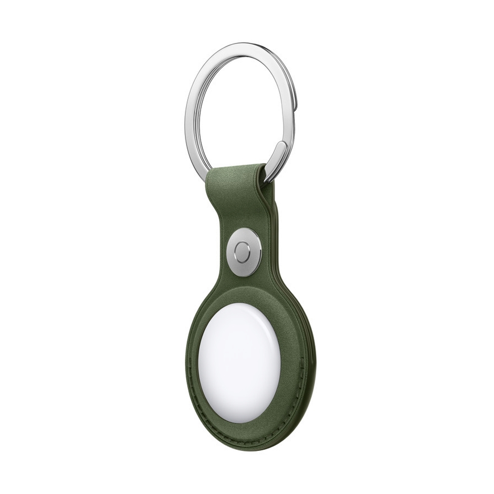 AirTag FineWoven Key Ring - Moss (MGFX4FE/A)