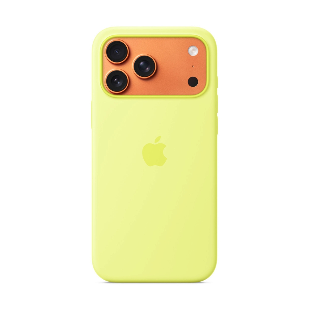 Apple Case iPhone 17 Pro Max Silicone with MagSafe - Neon Yellow (MGFM4FE/A)