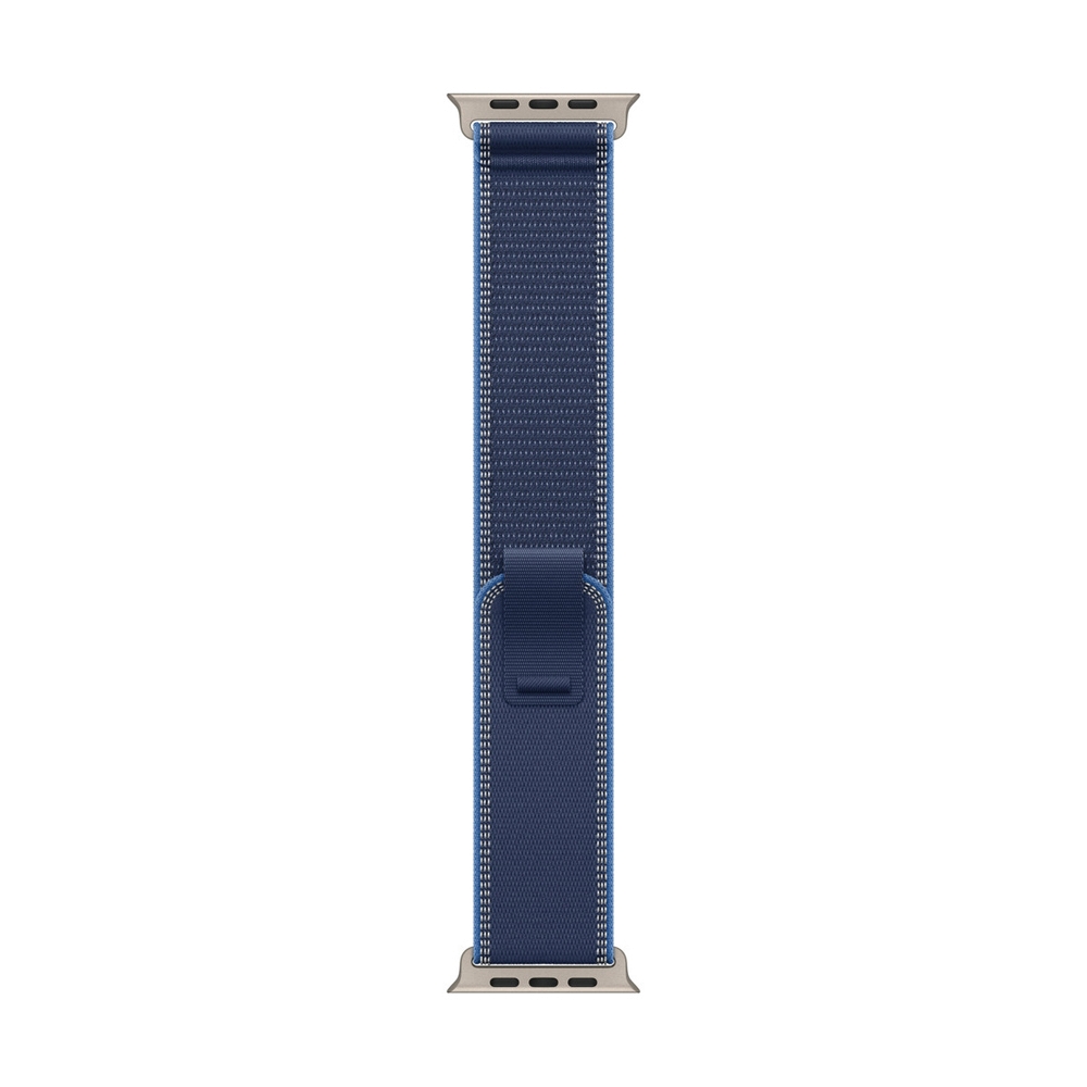 สาย Apple Watch 49mm Blue/Bright Blue Trail Loop - S/M Natural Titanium Finish (MFT64FE/A)