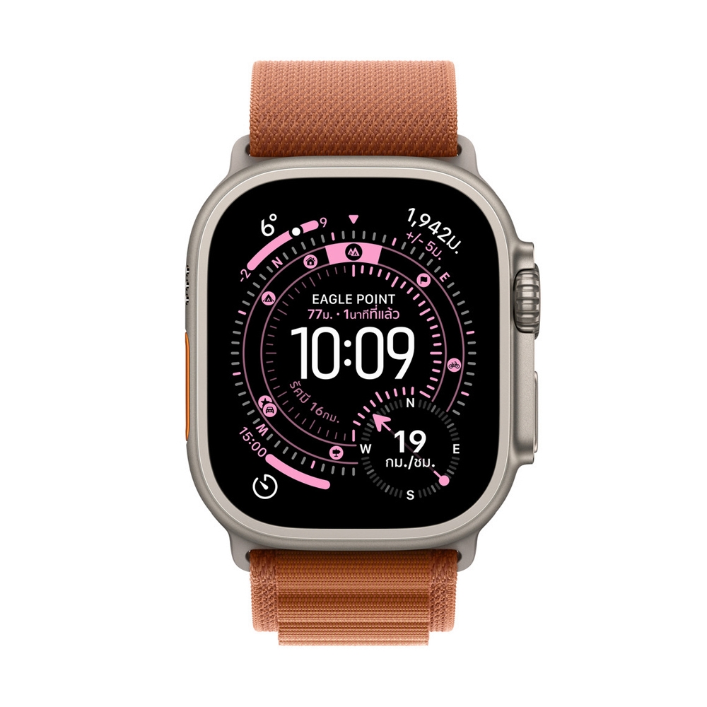 สาย Apple Watch 49mm Terra Cotta AlpineLoop -Medium - Natural Titanium Finish (MFTC4FE/A)
