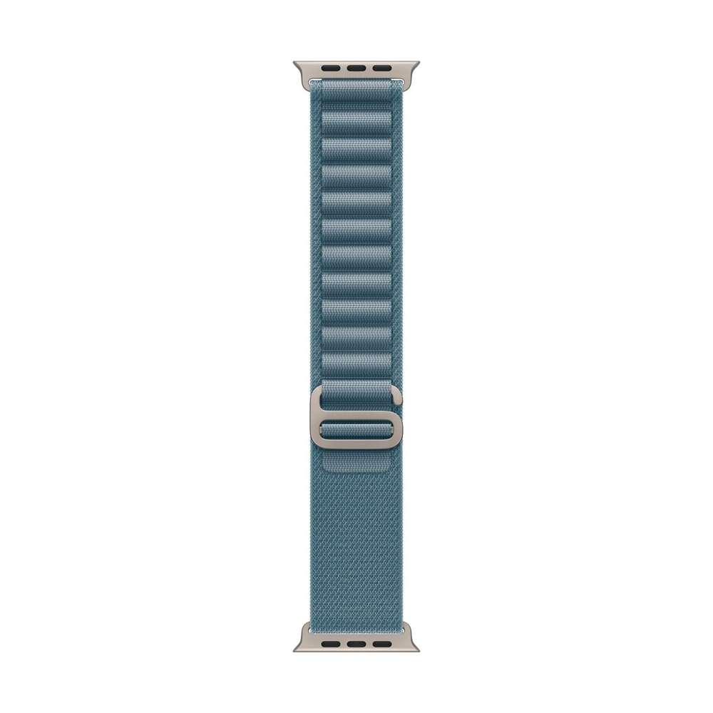 สาย Apple Watch 49mm Light Blue AlpineLoop -Large - Natural Titanium Finish (MFTK4FE/A)