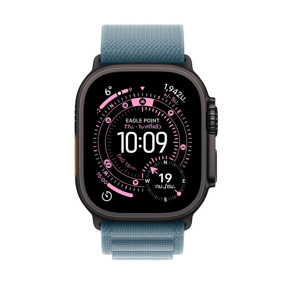 สาย Apple Watch 49mm Light Blue AlpineLoop -Small - Black Titanium Finish (MG9K4FE/A)